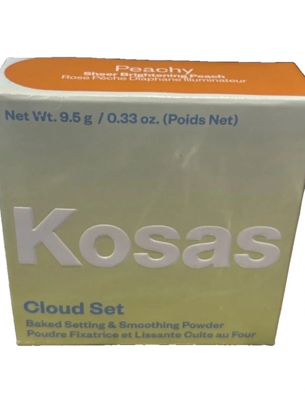 NIB Kosas Cloud Set Baked Setting & Smoothing Powder Peachy 9.5g